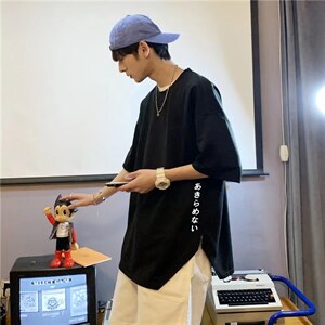 男圆领T恤宽松短袖T929P22图片