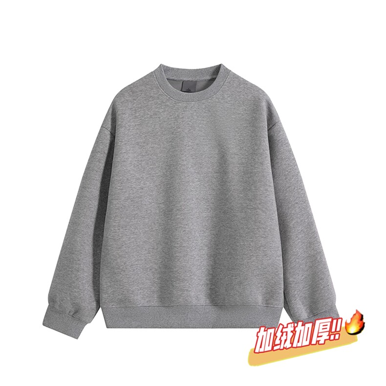 重磅500克加绒奥粒绒棉潮圆领卫衣全棉净版光板外套 RH5301JR-P46图片