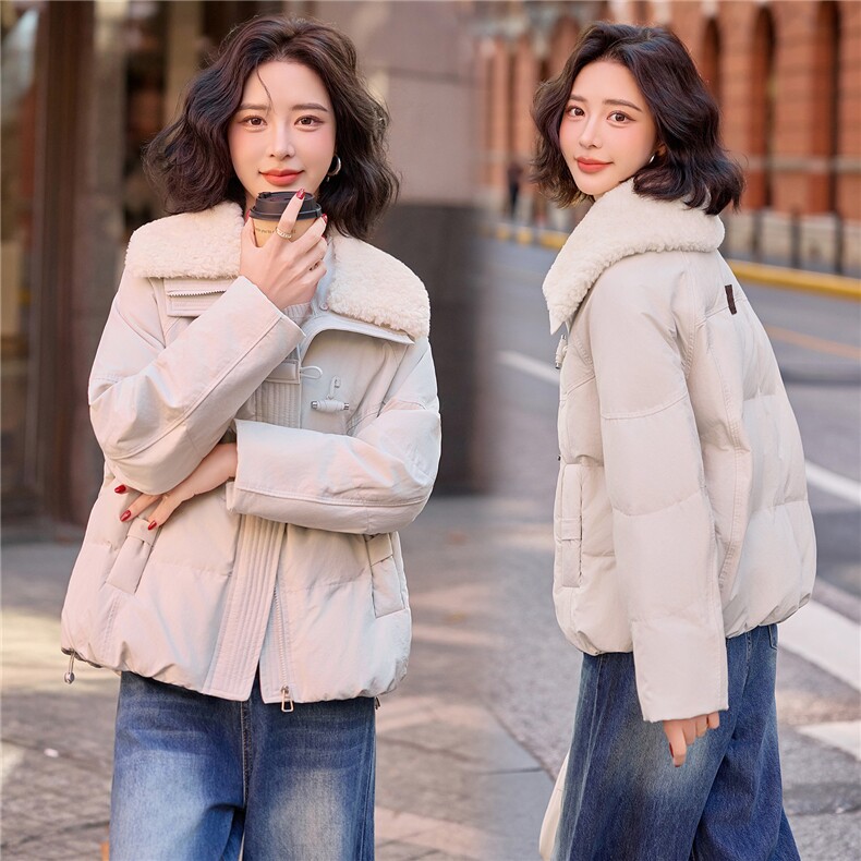 现货2025年冬季新款加厚短款韩版休闲棉衣保暖石墨烯棉衣,女装棉衣/棉服,悦祺