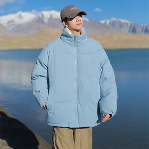 抖音直播连帽棉衣假两件加厚棉袄情侣款百搭面包服MY111-P65