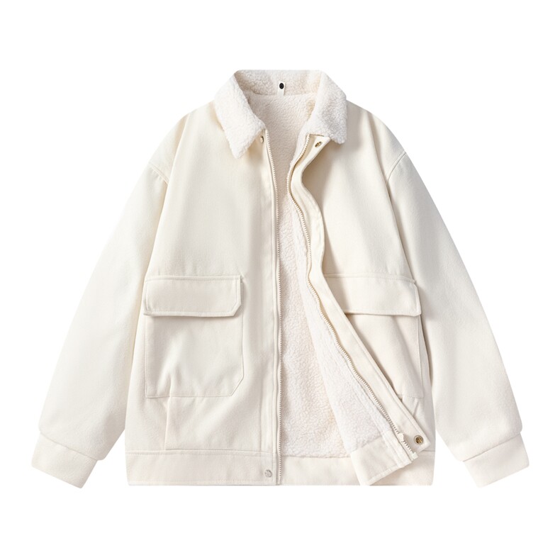 冬装加绒加厚毛呢男士棉服呢子厚外套情侣羊羔毛棉衣M8001-P110,男装棉衣,电商A006