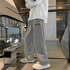 2024春季美式高街港风男高级垂坠感宽松直筒休闲裤K2001P38控58，男装休闲裤，星座225-5