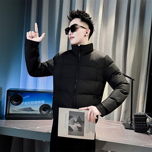 冬季新款男士修身立领棉衣男潮流简约小棉袄棉服外套 MY9809-P125图片