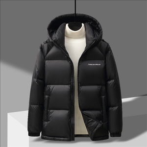 新款男士冬季加厚防寒羽绒服白鸭绒90绒309B-3-808-P220图片
