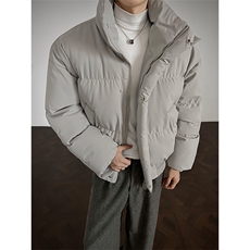 支持二开冬装加棉加厚立领棉服男女棉衣外套光板面包服M816-P70，男装棉衣，电商A441