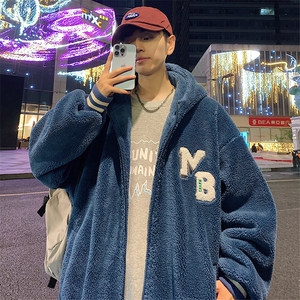 冬装青少年加绒加厚棉衣羊羔绒清新外套男女同款 917-P110控价158图片