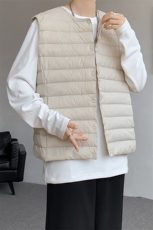 8XL-M轻薄羽绒服马甲男背心内胆90白鸭绒马夹外套YRFC07P98控138，男装背心/马甲，电商D206-1
