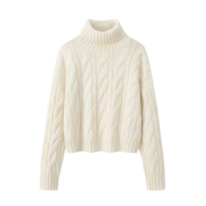 2025年秋季时尚百搭通勤简约休闲套头羊毛衫，女装羊毛衫，朝辰羊绒