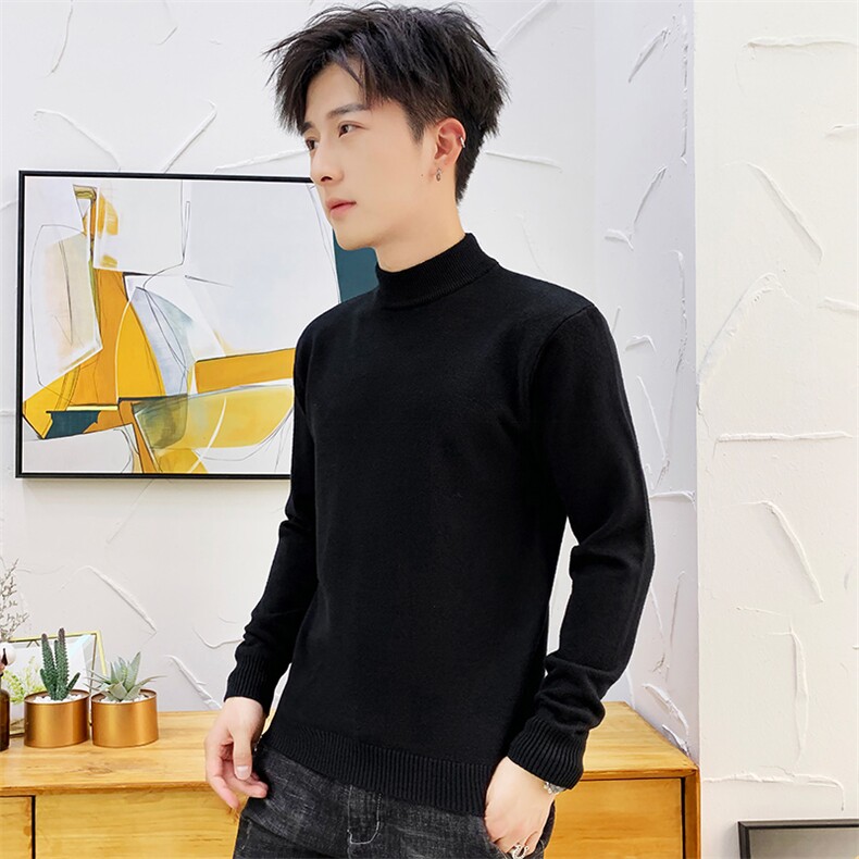 跑量款新款半高领针织衫毛衣403-1-M001-M到3XLP20-4XL到5XL-P25,男装针织衫/毛衣,星座1018