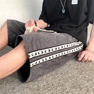 ins潮牌休闲中裤宽松薄款运动短裤美式五分裤衩DK31-P25图片