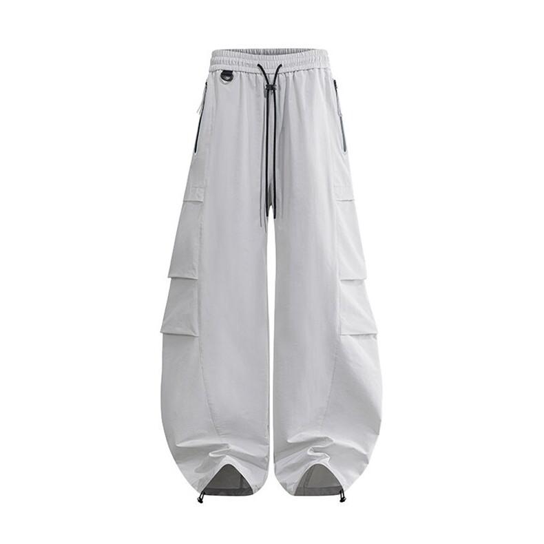 夏季工装裤男冰丝薄款直筒裤子2025新款潮牌男生宽松速干休闲长裤，女装休闲裤，星座1206（原A206）