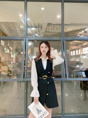 现货，秋季新款套装连衣裙，女装职业装，茜娅图seattle