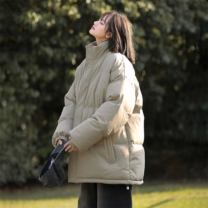 中性风秋冬新款棉衣外套纯色立领面包服保暖加厚A436-1266-P60,男装棉衣,电商A436