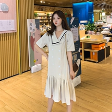 大货8511B-L832021夏季新款中长款连衣裙，女装连衣裙，惟卡贝娜