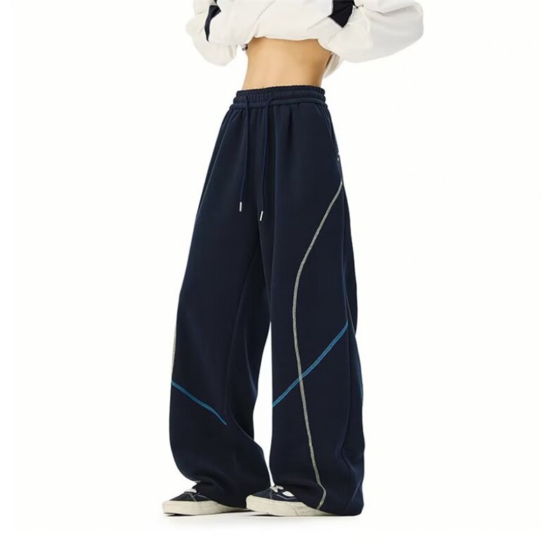 运动裤2025夏季宽松直筒休闲裤青少年卫裤1014-1-KZ109-P49，男装休闲裤，星座1014-1