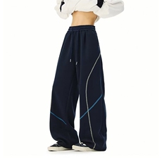 运动裤2025夏季宽松直筒休闲裤青少年卫裤1014-1-KZ109-P49，男装休闲裤，星座1014-1