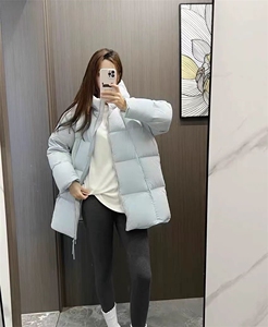 贝贝款羽绒服2024安心绒新标泡芙羽绒服中长款加厚外套女图片