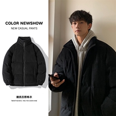 灯芯绒M-6XL数据款2026冬季新款情侣棉衣立领棉服XZ109-223-P88，男装棉衣，星座109