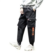 2021春装新款休闲工装裤宽松日系大码束脚裤哈伦九分裤K818-P40，男装休闲裤，电商A009A（原A058A）