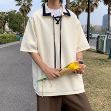 标准男青春流行T恤圆领时尚潮牌城市风貌新款潮流夏季短袖ins，男装T恤，星座716-2