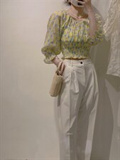 韩系两穿小花上衣，其它，驿谷