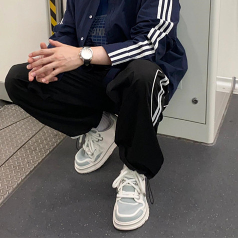 运动裤休闲阔腿裤男女春夏轻薄防晒潮牌街头直筒长裤K220，男装防晒衣，星座1116A（原606A-3）