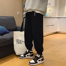 加绒2023秋冬卫裤高弹健康布聚酯纤维WK602-1-p22加绒特批30，男装休闲裤，星座718-1
