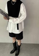 雷洛奇丽—秋装拼接衬衫，女装衬衫，雷洛奇丽