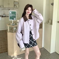 上新有货春季夹克拼接外套5510P155K248，女装短外套，2C176