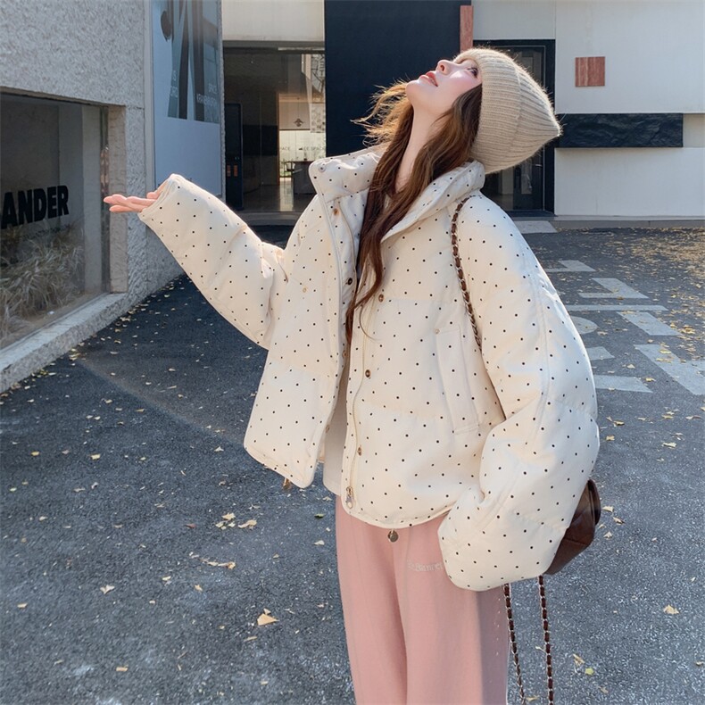大货已出波点50羽绒服2C090-9032-P235-K358,女装羽绒服,2C090