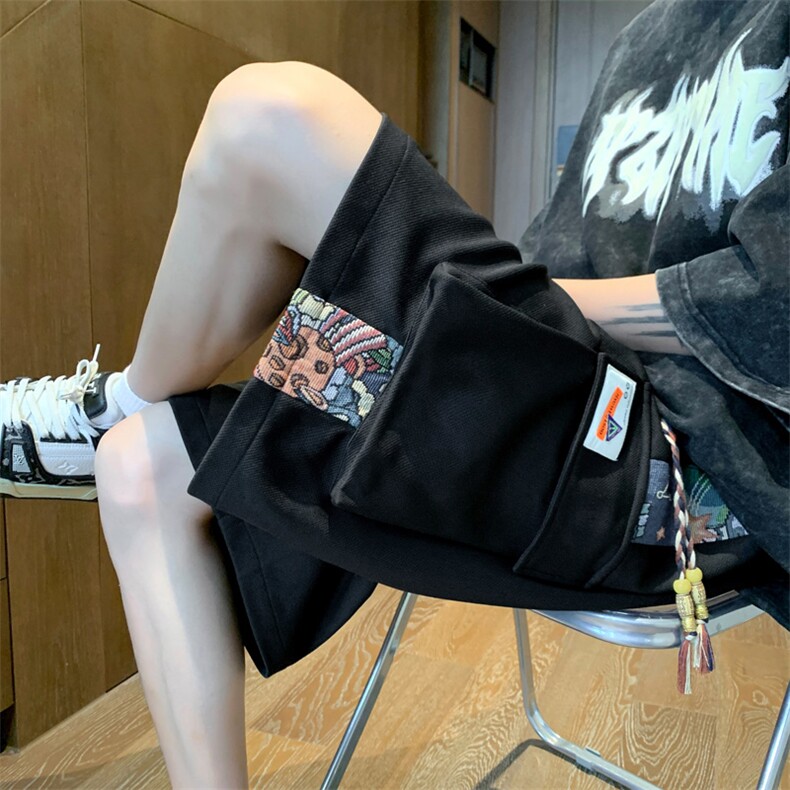 抖音直播高品质！菠萝格立体口袋短裤男风大码M-5XDK08-P40,男装牛仔裤,电商B325