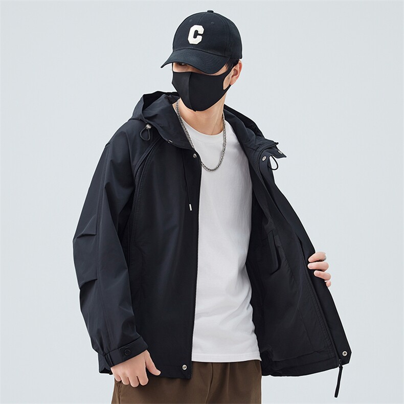 2025新款秋季夹克男士连帽工装外套B240-J88230-P120,男装夹克,电商B240