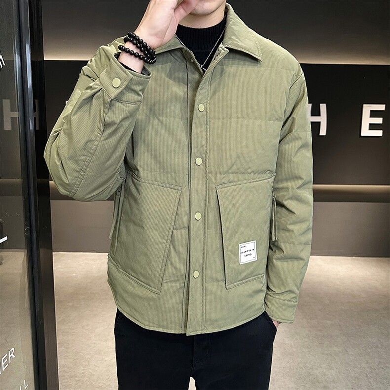 AK97906钱塘2020-3时尚休闲冬季厚款百搭简约中年男士羽绒服P150,男装羽绒服,钱塘207-3
