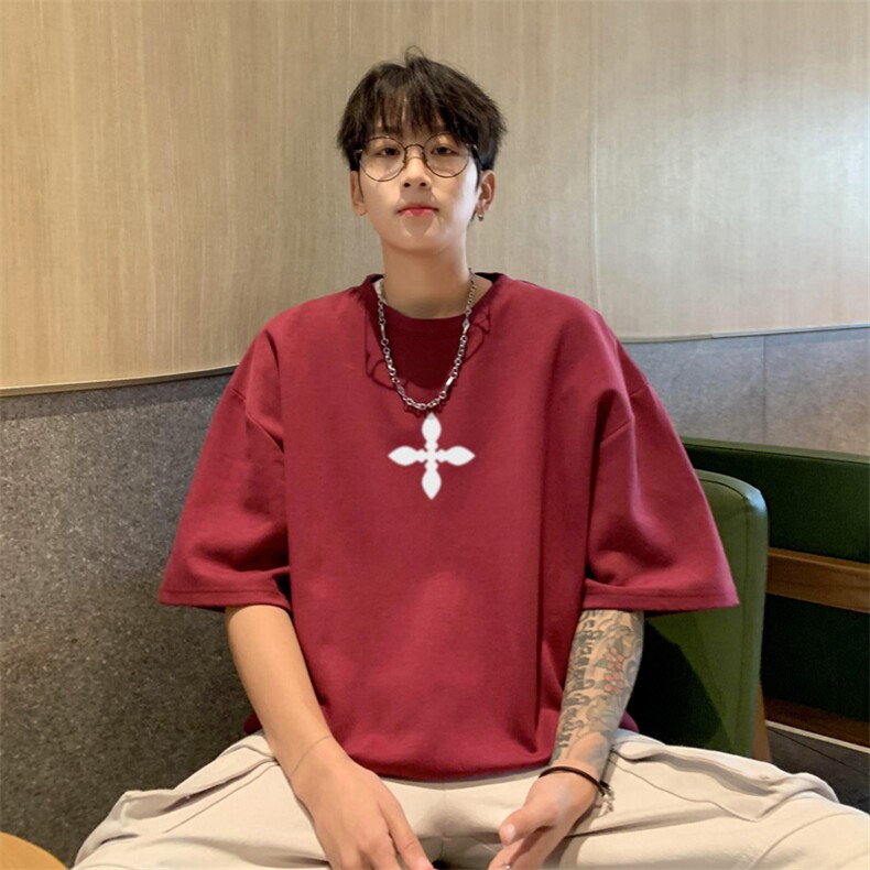 230g重磅纯棉!夏季短袖t恤男半袖男NT200-特P19控38,男装T恤,电商B367