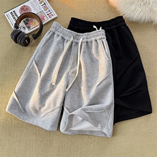 2025创意设计款休闲时尚卫裤潮男夏季五分裤短裤25XD23071特批35，男装休闲裤，电商A042