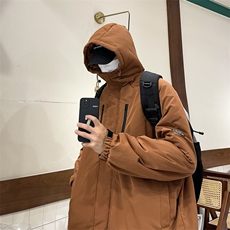 2024冬季新款高街潮牌户外连帽外套美式机能冲锋衣男士W801-P83，男装夹克，星座512-4
