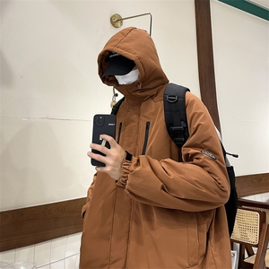 2024冬季新款高街潮牌户外连帽外套美式机能冲锋衣男士 W801-P83图片