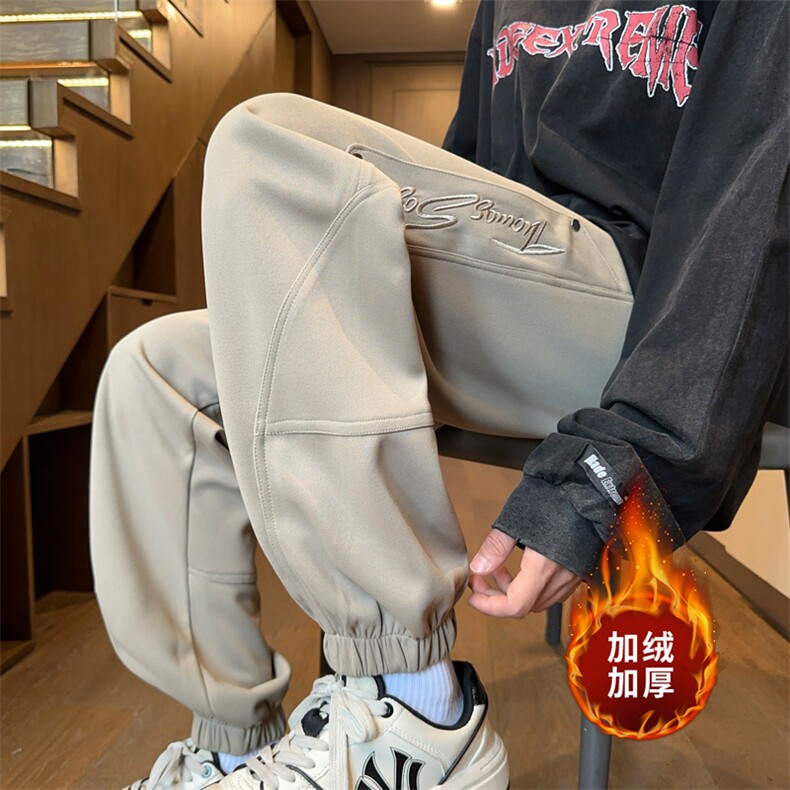 ！2025秋冬新款男士束脚运动裤百搭卫裤WK2058特P45加绒P55图片