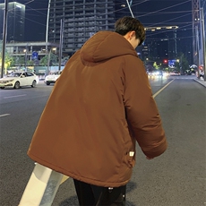 冲锋衣羽绒棉服男冬季宽松大码加厚棉衣ins潮流外套M0783-P120，男装棉衣，星座308B-2
