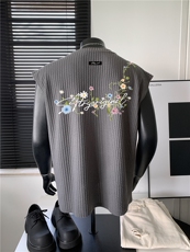 XZ809A/BXXX05/P35/控48美式V领印花背心T恤，男装背心/马甲，星座809A(原222-1)