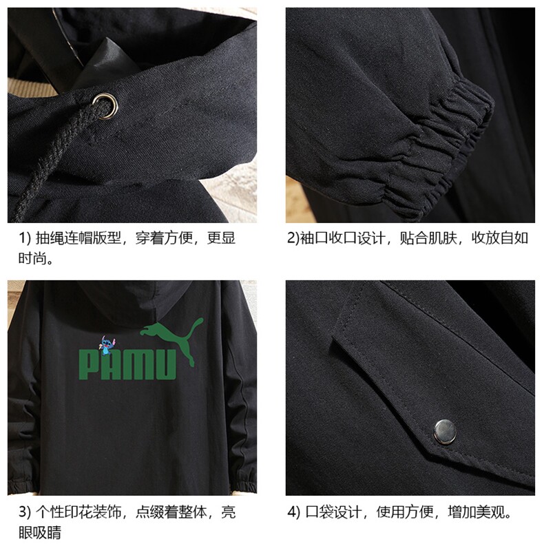 JK41227-P85纯棉连帽夹克男士大码工装夹克男砖墙,男装夹克,电商A040A
