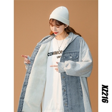 XZ216-BK97-棉衣P128常规夹克P1182021男女中性牛仔棉衣外套，女装棉衣/棉服，星座716-5（原216-1）