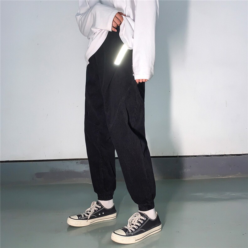 秋季男士休闲长裤韩版潮流薄款宽松百搭九分灯笼运动裤子K87-P40,男装休闲裤,电商C305A