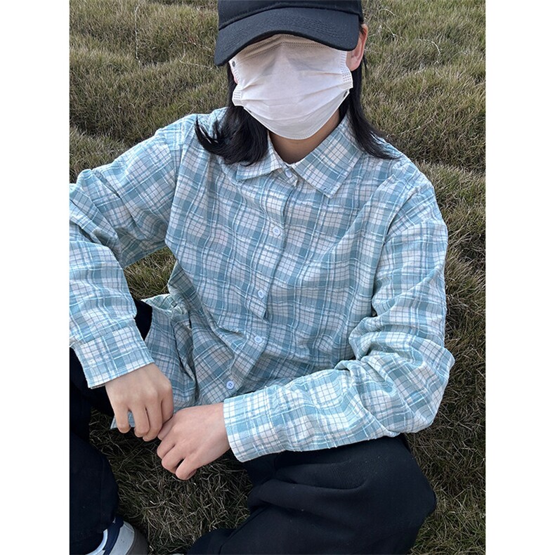 2026春夏新款提花格子长袖衬衫高品质格子衬衫复古外套CS254-P45,男装衬衫,星座301C-5