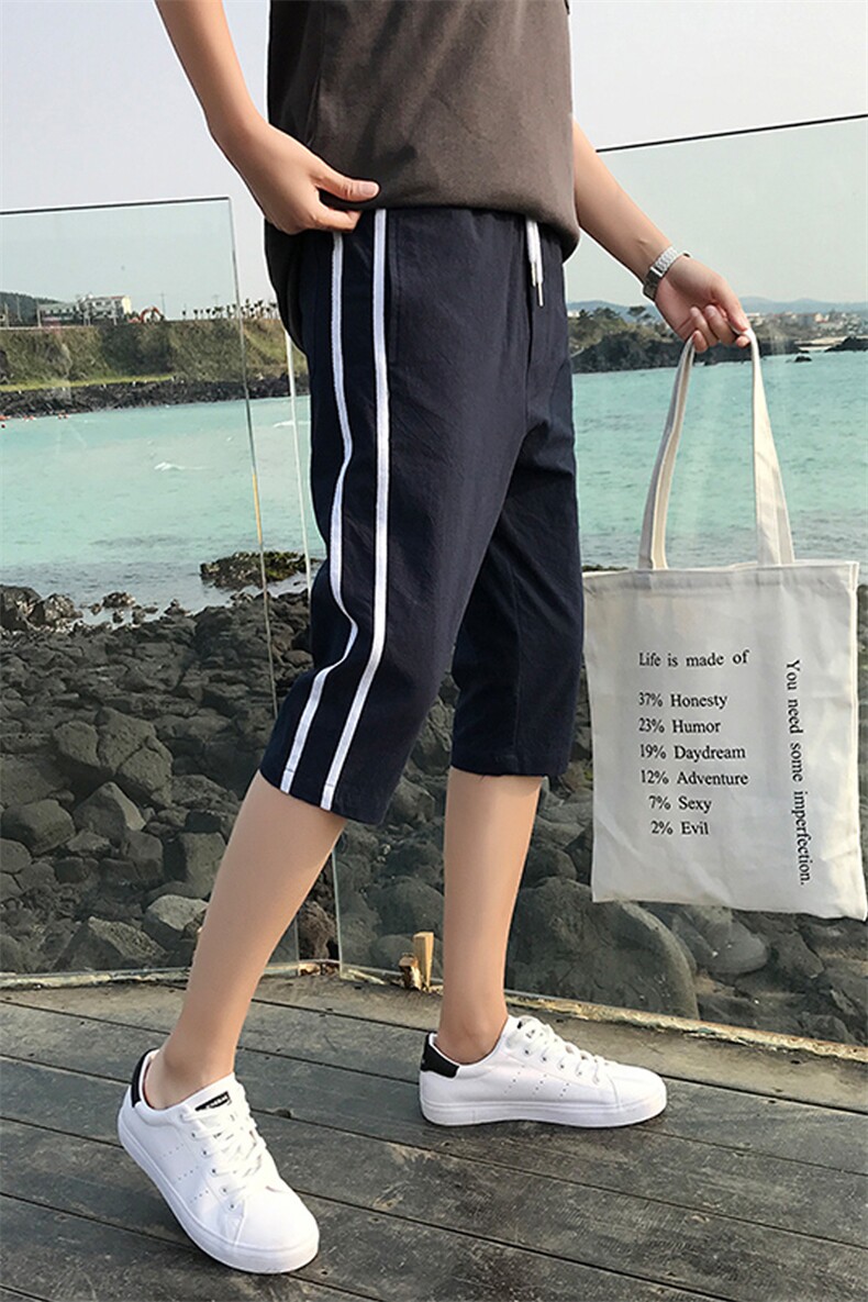 夏季2021新款五分休闲裤宽松运动七分短裤DSC305A-,男装休闲裤,电商C305A