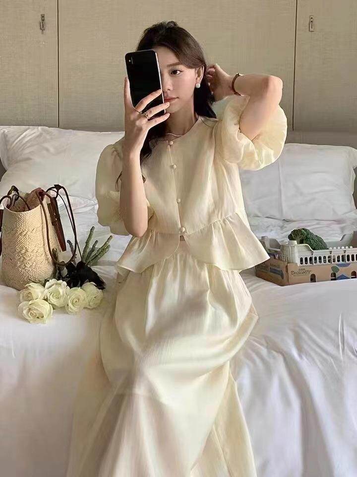 风两件套套装，两色、三码，女装职业装，依柏璐(1F)