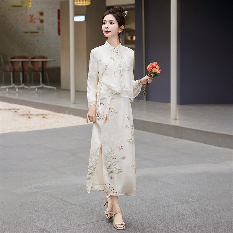 新中式改良旗袍连衣裙女2025春夏新款国风刺绣盘扣汉服子,商品下架区,布芭啦