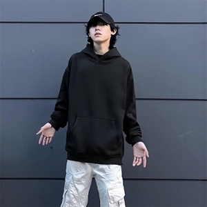 抖音得物高品质二开 秋冬美式高街重磅结构辑明线连帽卫衣外套W75图片