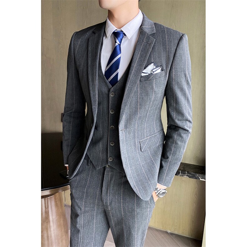 个性帅气男装西服套装三件套礼服商务高品质W2038-P295,男装西服套装,星座1012