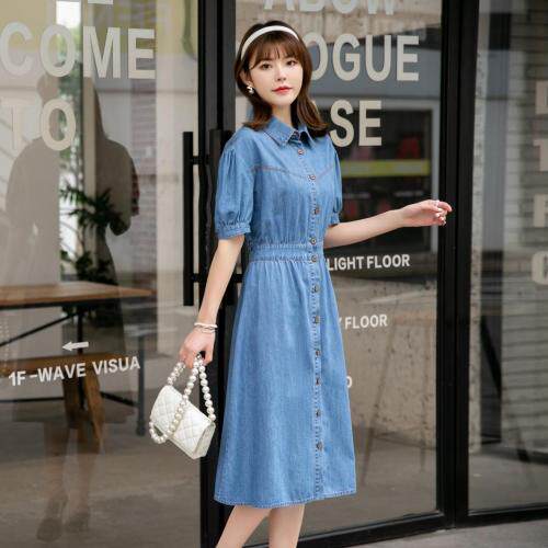 （现货）牛仔连衣裙，女装连衣裙，伊娜蕾尔